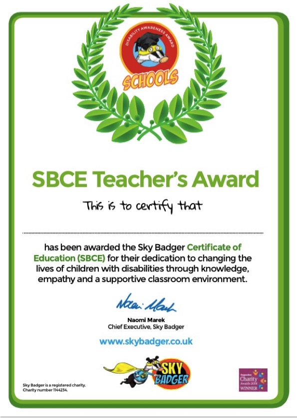 Teachers Award